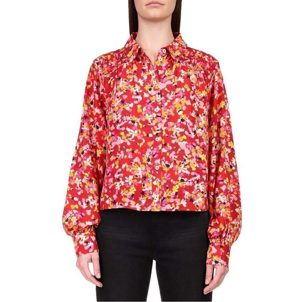 Sanctuary floral blouse nwt